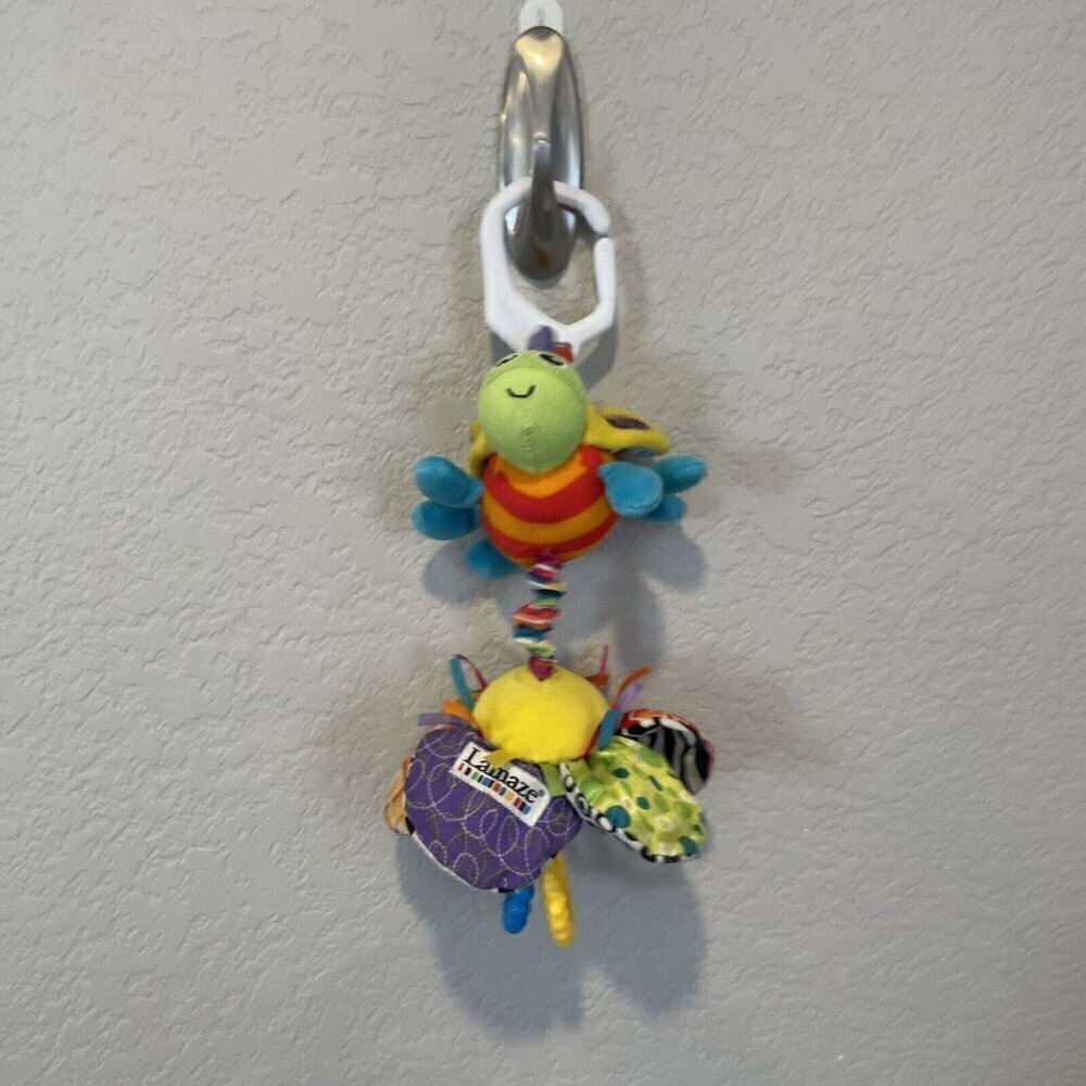 Lamaze Flutterbug Play & Grow Baby Activity Early Development Rattle Toy Vibrate - Picture 3 of 6
